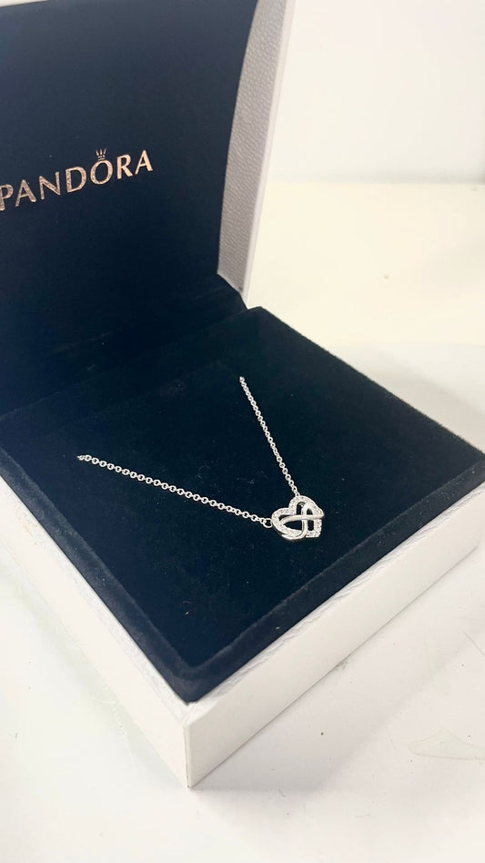 Collar Corazón Infinito Brillante