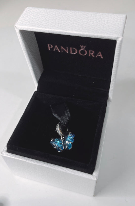 Charm Colgante Mariposa Azul