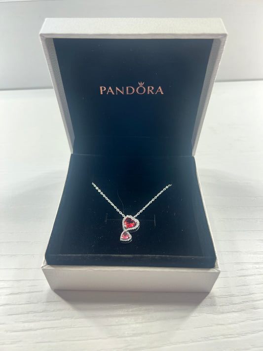 Collar Halo Rojo Corazones