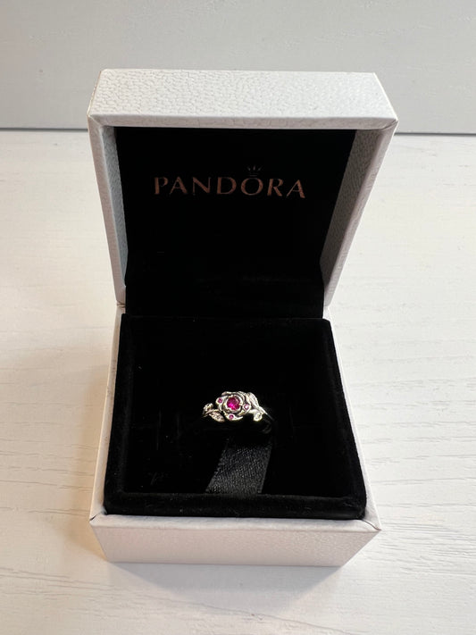 Anillo Rosa de la Bella y la Bestia de Disney