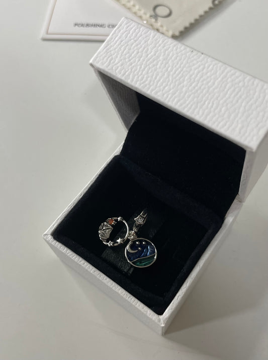 Charm Colgante Camping Cielo Nocturno